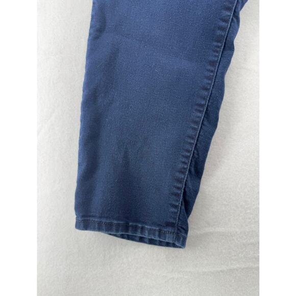 Iman Womens Size 16W Petite Dark Wash Skinny Leg Stretch - Picture 4 of 5